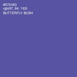 #5754A3 - Butterfly Bush Color Image